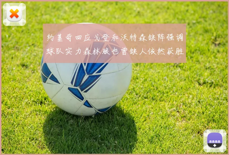 约基奇回应戈登和沃特森缺阵强调球队实力森林狼也曾缺人依然获胜